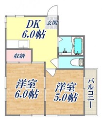 サンパレス21門戸の物件間取画像